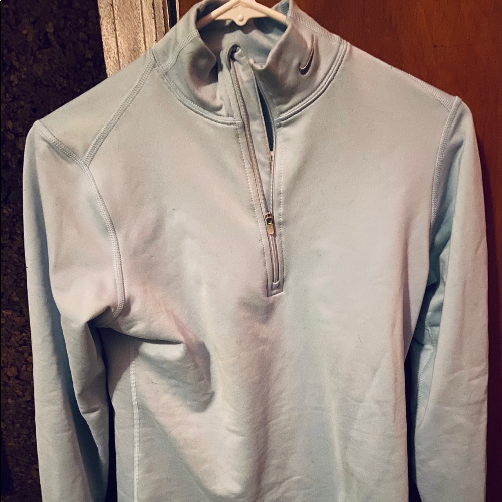 nike zip up size large, but fits more like medium